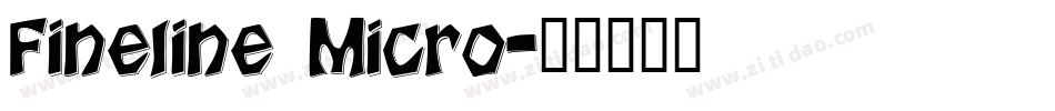 Fineline Micro字体转换